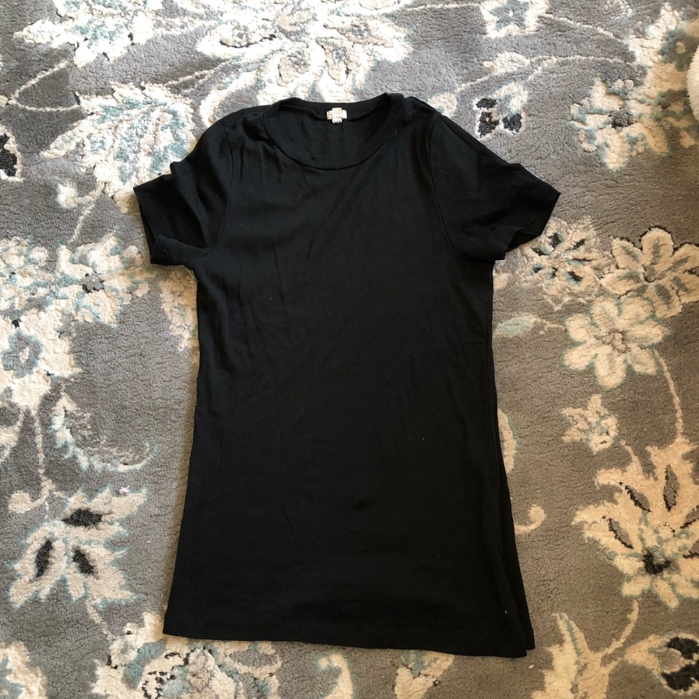 J crew black t shirt